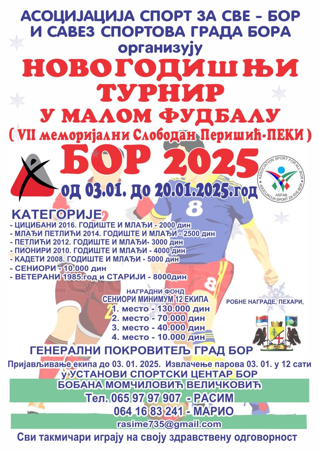novogodisnji turnir mali fudbal 2025